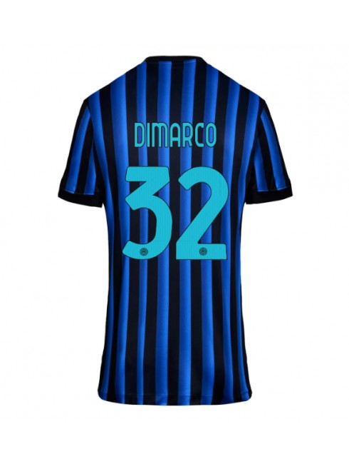 Inter Milan Federico Dimarco #32 Heimtrikot für Frauen 2025-26 Kurzarm Inter Milan Federico Dimarco #32 Heimtrikot für Frauen 2025-26 Kurzarm